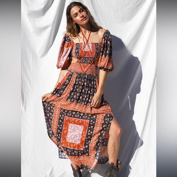 JEN'S PIRATE BOOTY ROMA DOE MAXI DRESS - ROMA RUST SIZE SMALL - Picture 2 of 15